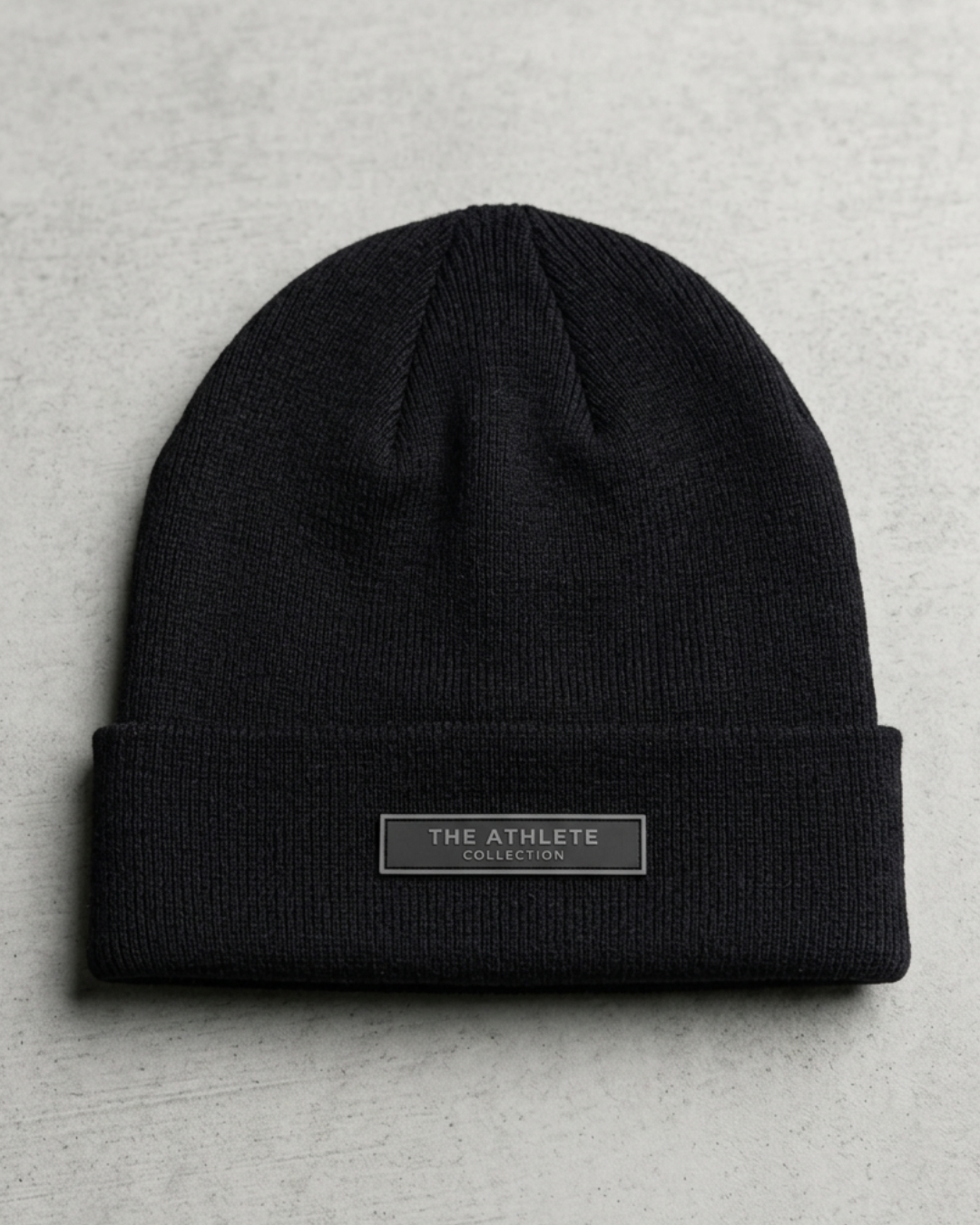 UNISEX OBSIDIAN BLACK BEANIE