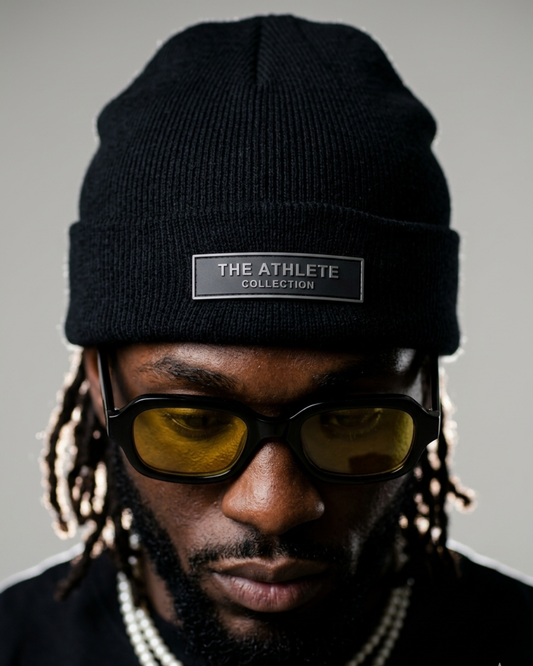 UNISEX OBSIDIAN BLACK BEANIE